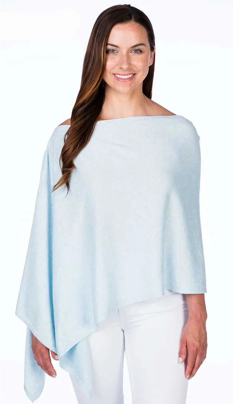 Trade Wind Cashmere Blend Dress Topper Poncho