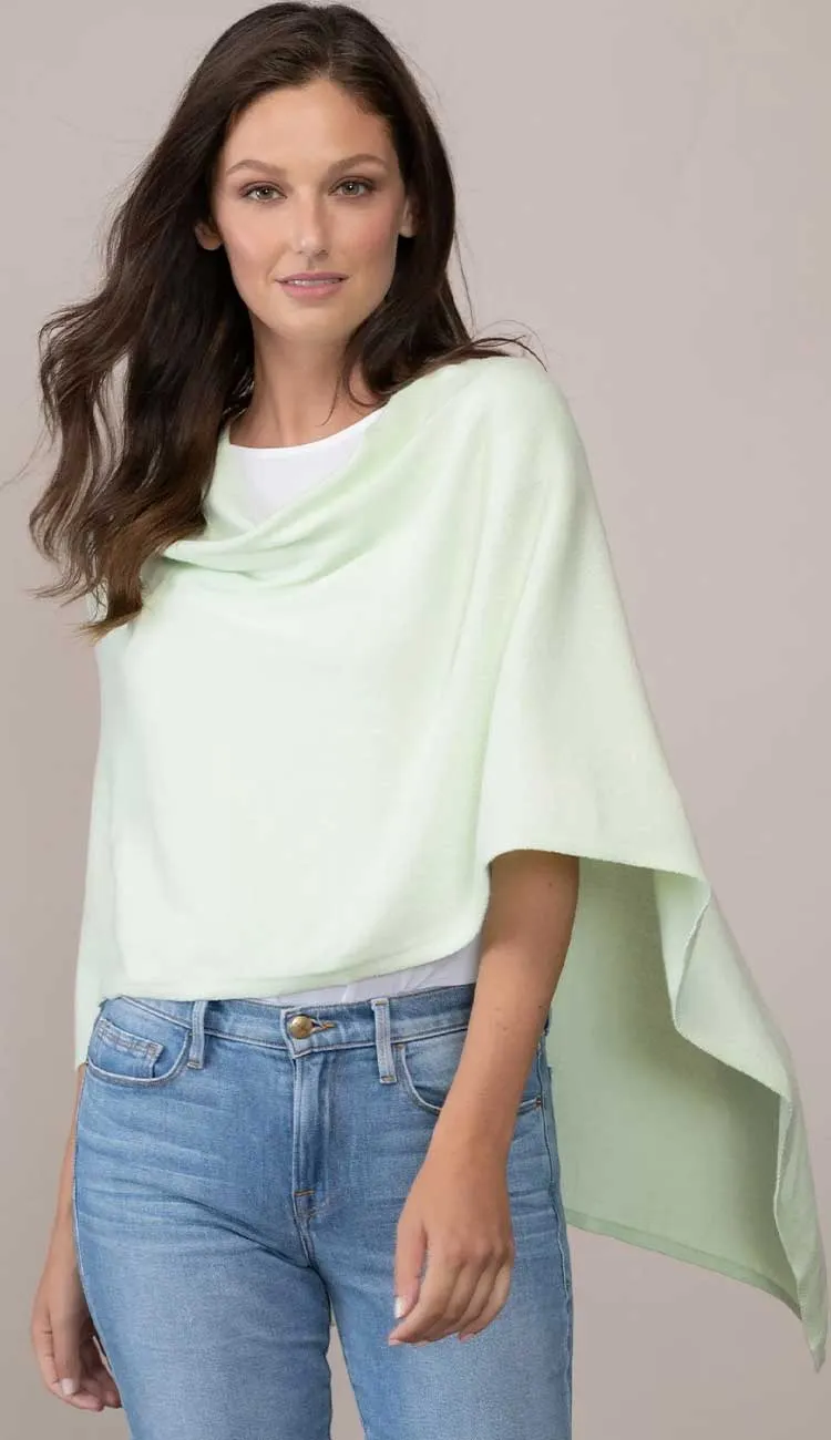 Trade Wind Cashmere Blend Dress Topper Poncho