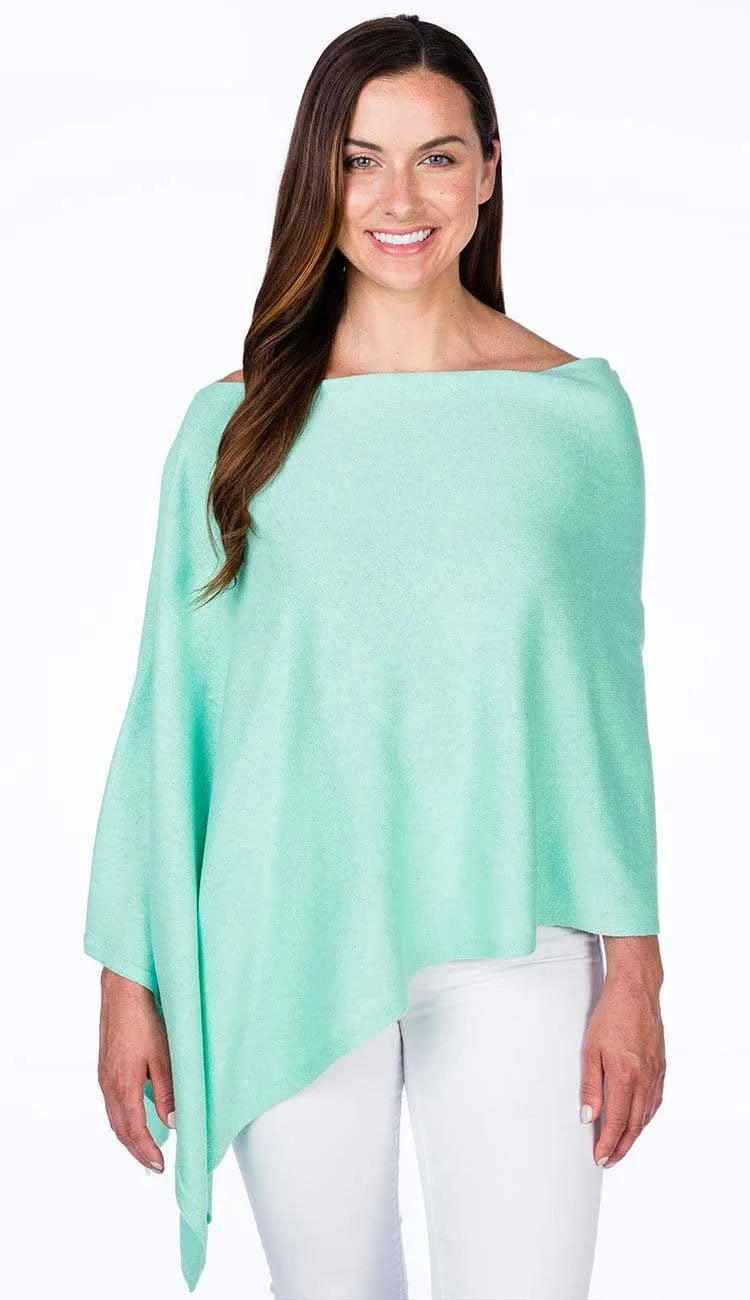 Trade Wind Cashmere Blend Dress Topper Poncho