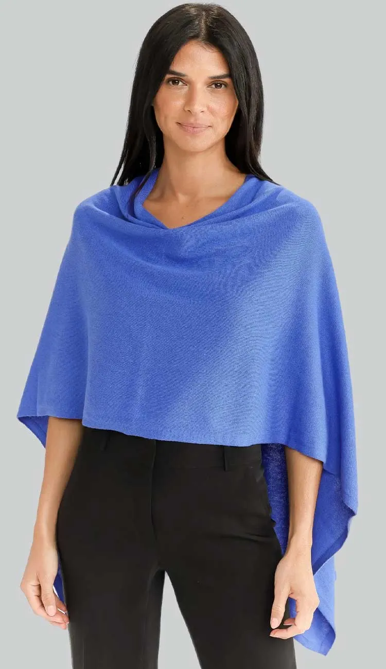 Trade Wind Cashmere Blend Dress Topper Poncho