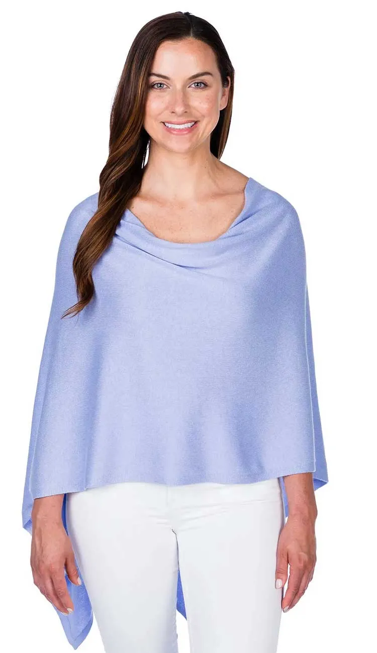 Trade Wind Cashmere Blend Dress Topper Poncho