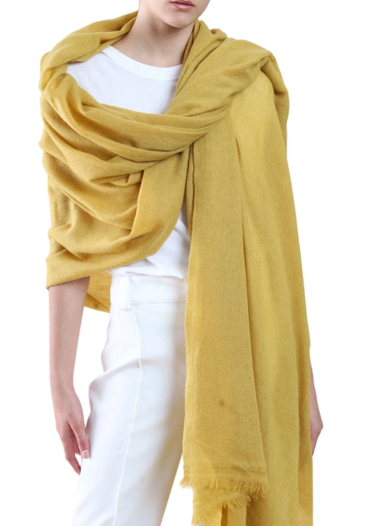 TRAVEL WRAP  MUSTARD