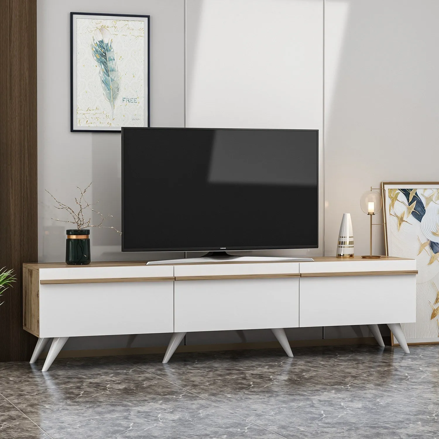 TV Stand Valentina - White