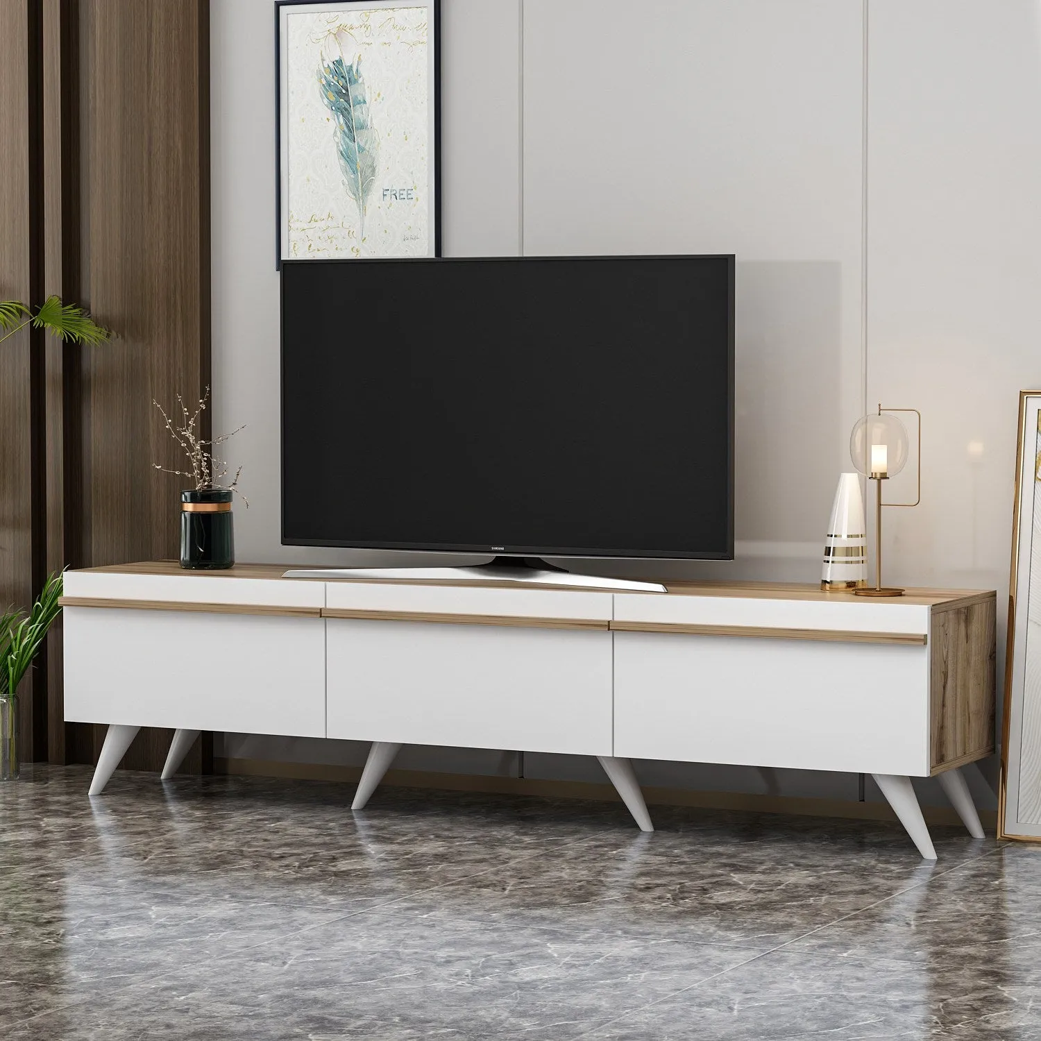 TV Stand Valentina - White