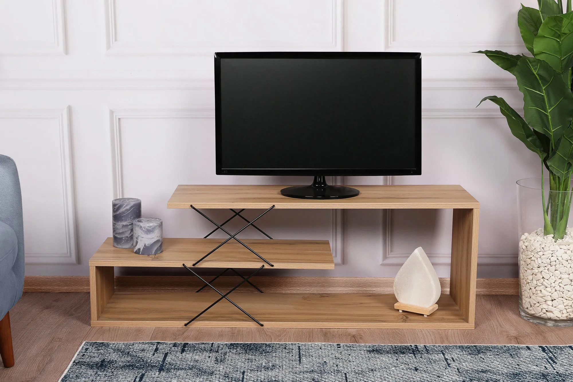 TV Stand Zigzag - Oak