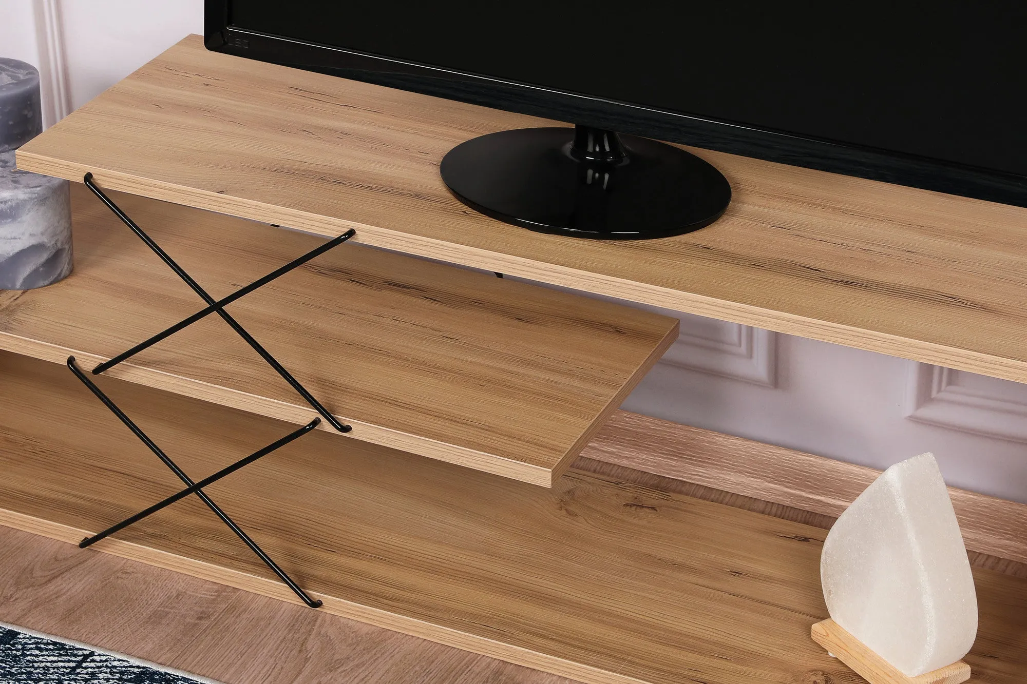 TV Stand Zigzag - Oak