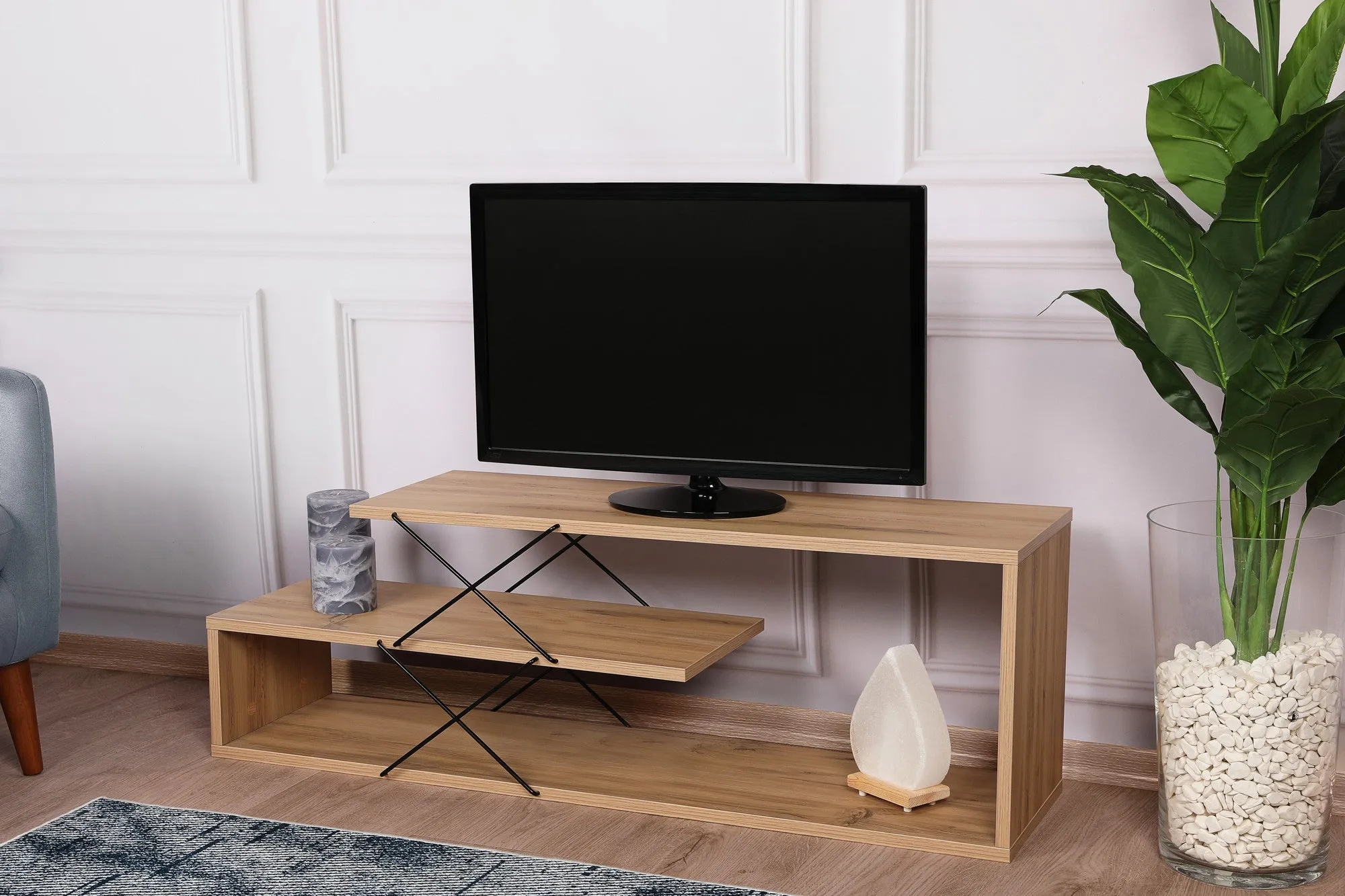 TV Stand Zigzag - Oak