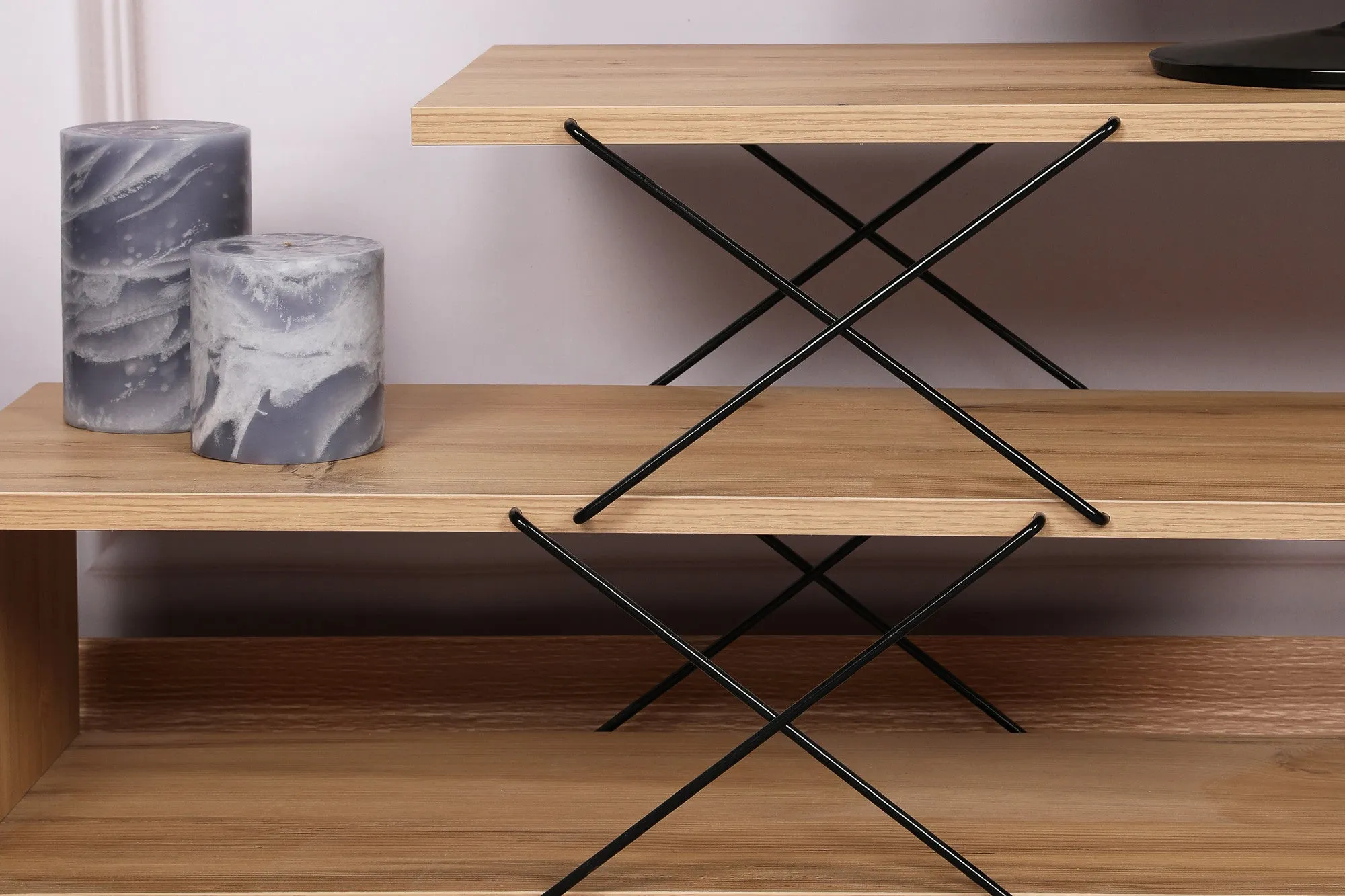 TV Stand Zigzag - Oak