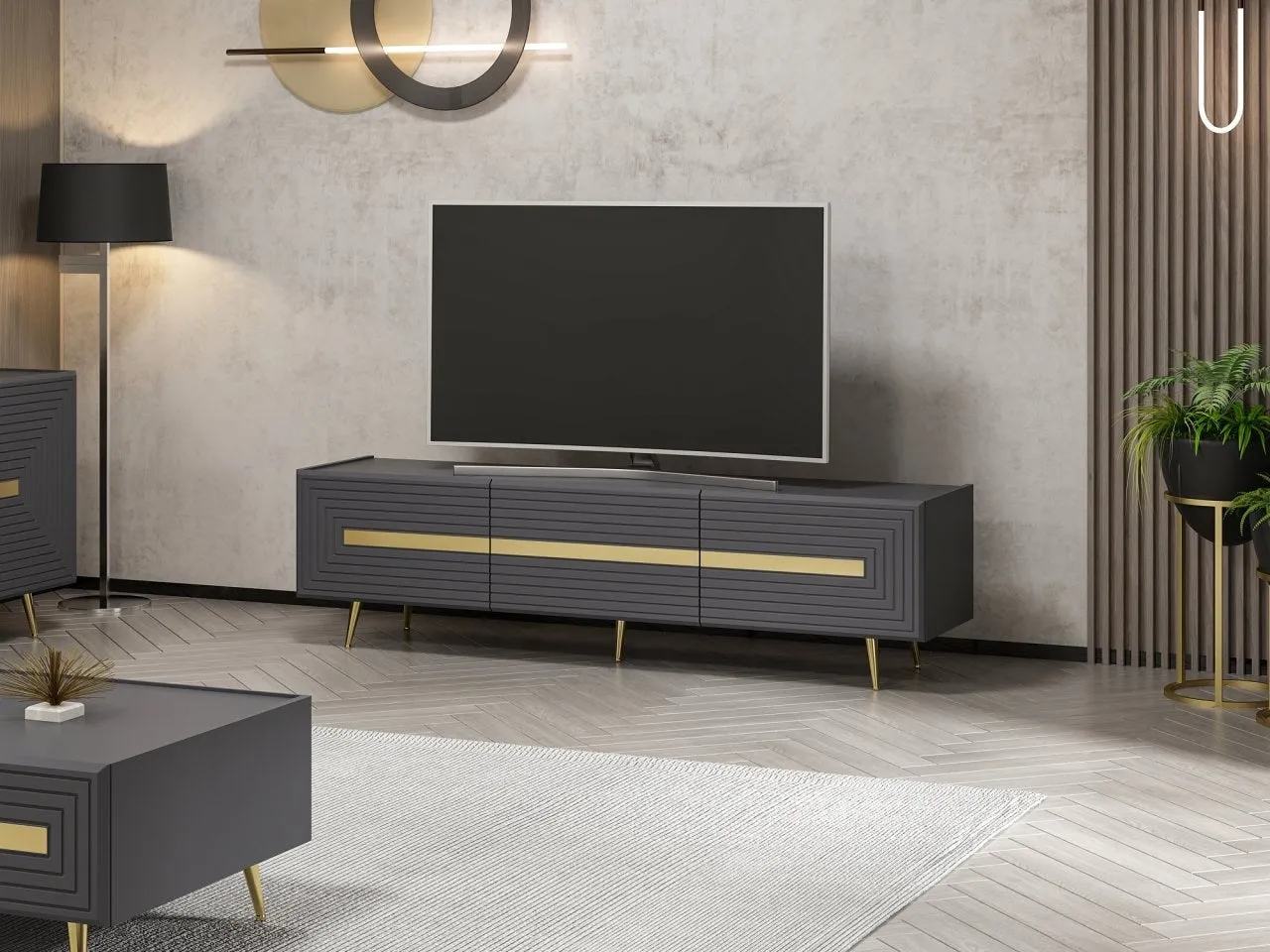 TV Unit Jose - Anthracite