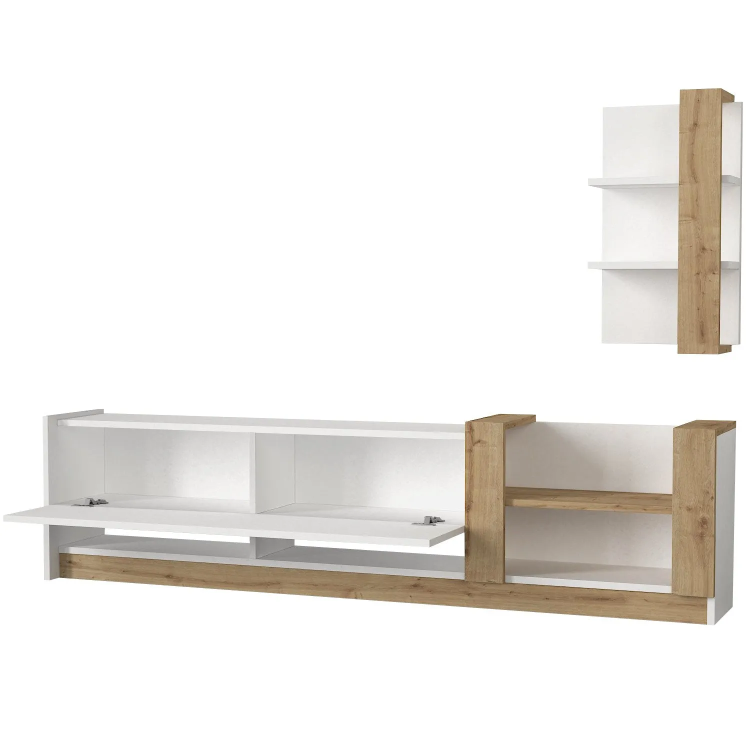 TV Unit Kazablanka - White, Sapphire