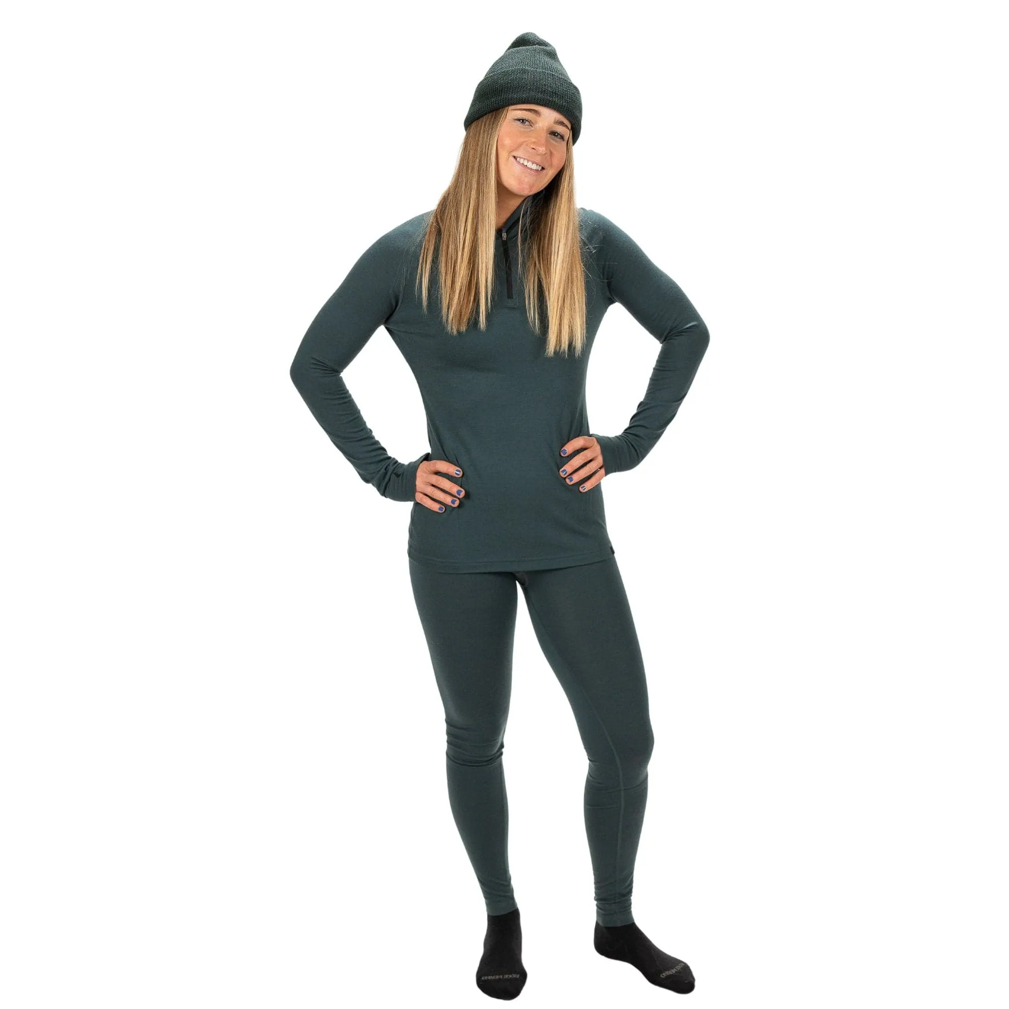 Women's Aspect Midweight Merino Wool High Rise Base Layer Bottoms