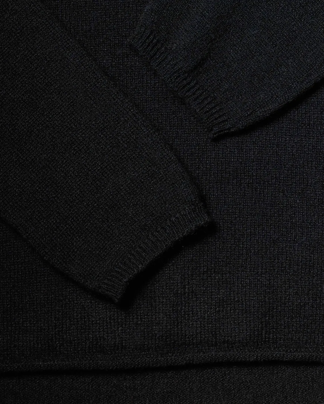 Women's Pure Cashmere Lounge Sweater Black