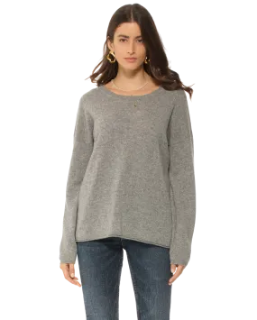 Women's Pure Cashmere Lounge Sweater Medium Grey