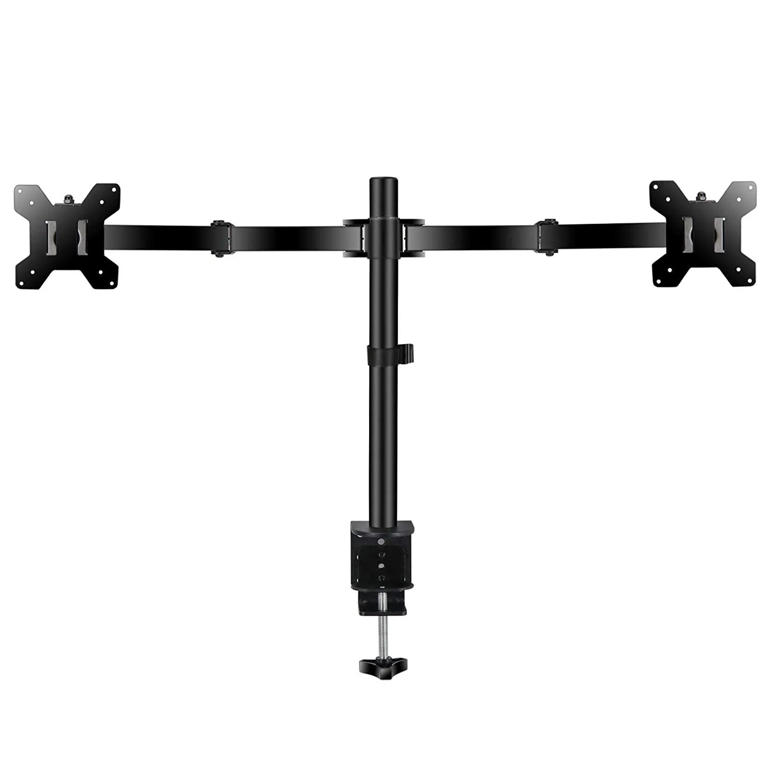 ZENY™ LCD Dual Monitor Mount Stand with Clamp Adjustable Arm Dual Mount Fits for 2 Screens 13’’- 27’’